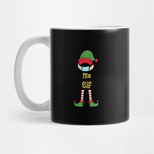 2020 Masked Christmas Elf Family Group Matching Shirts -  Ma by Funkrafstik